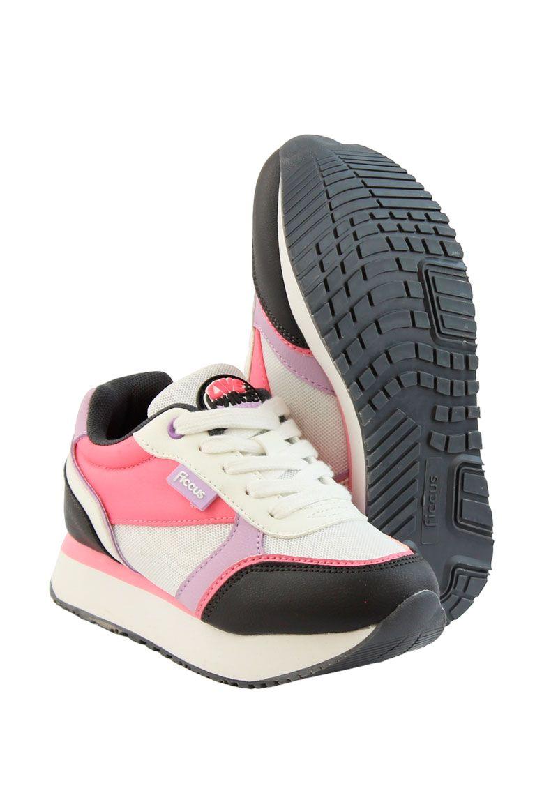 Zapatilla sport cordón junior niña 916-3