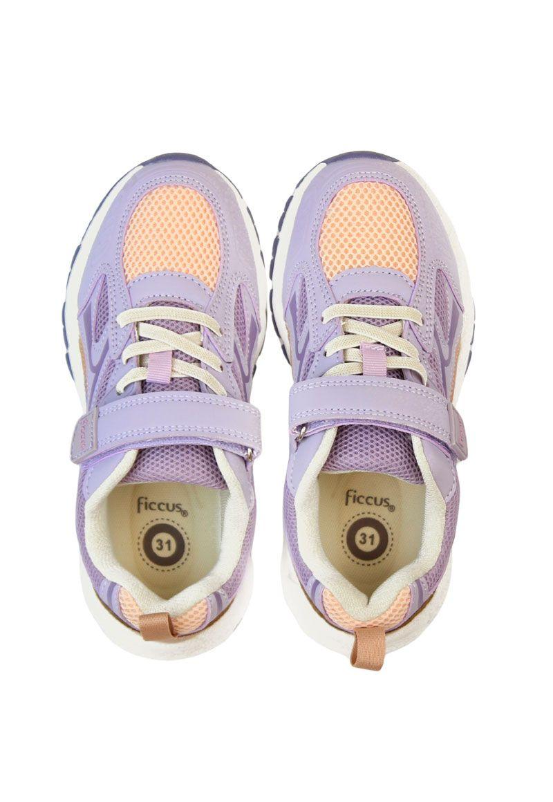 Zapatilla sport velcro elástico junior niña 911-2
