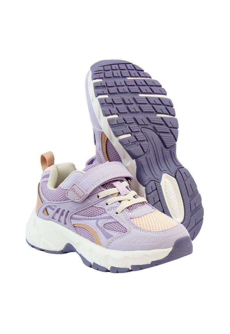 Zapatilla sport velcro elástico junior niña 911-3