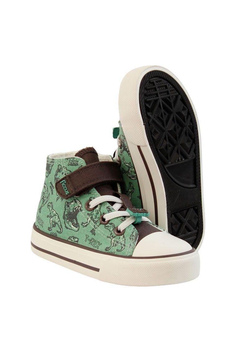 Zapatilla caña velcro elástico principiante niño 828-2