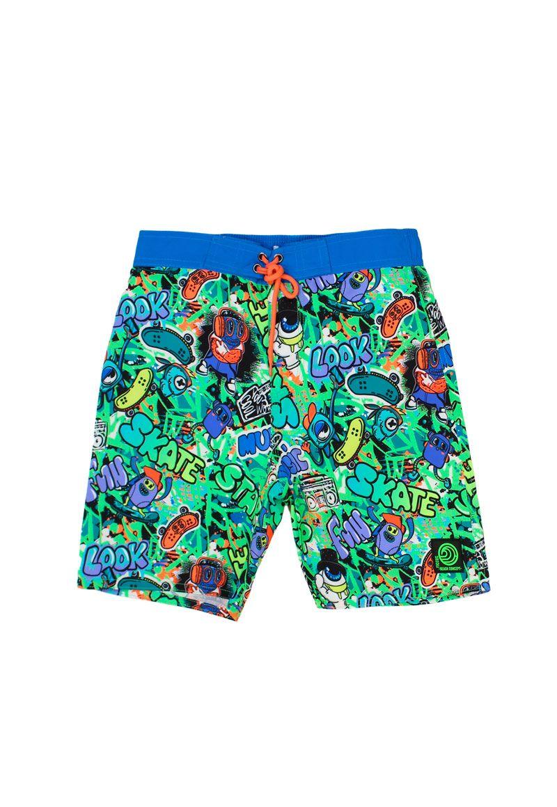 Traje de baño junior niño estampado beach 376-0