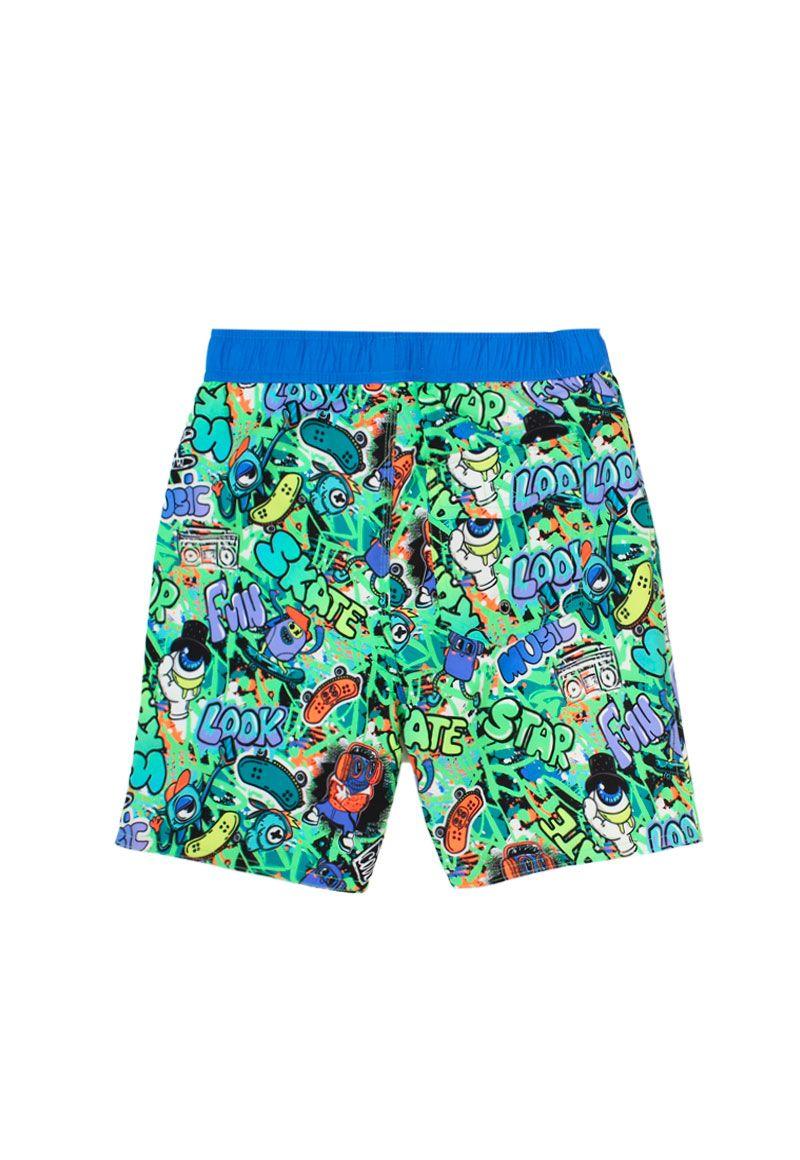 Traje de baño junior niño estampado beach 376-1