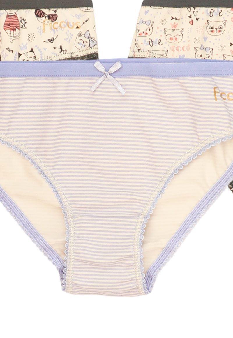 Pack triple bikini kids niña ficcus 644m-2