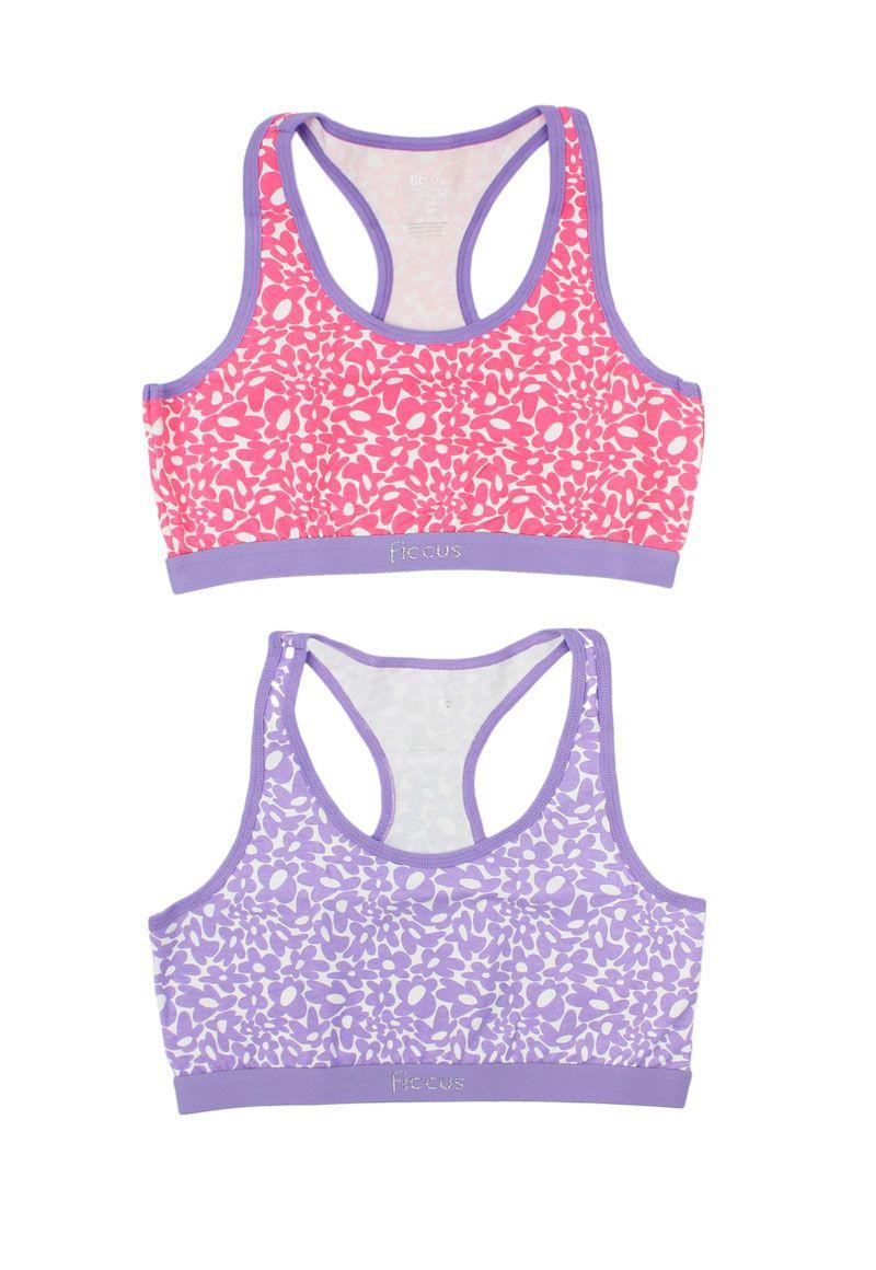 Pack doble sosten teens niña 665-1
