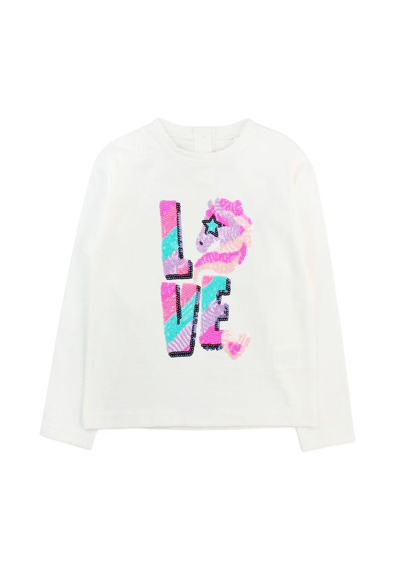 Polera kids niña lentejuelas cosmic 278 W24b-1