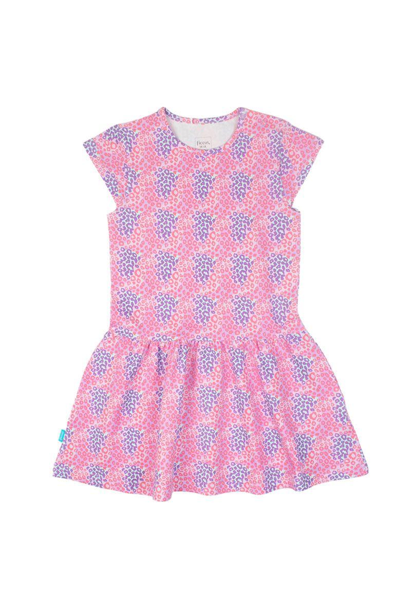 Vestido kids niña estampado day to day 753-0
