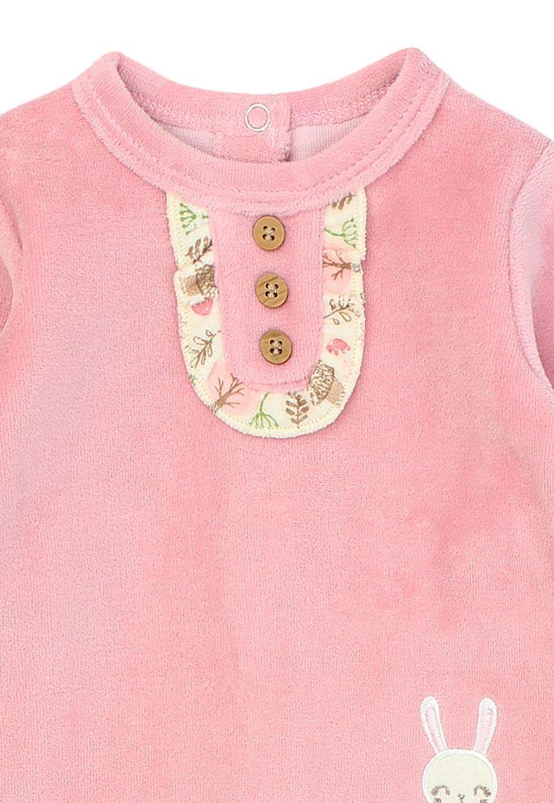 Conjunto newborn niña plush bunny 123-2