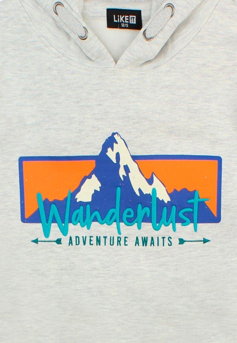 Polerón teens niño estampado wanderlust 512-2