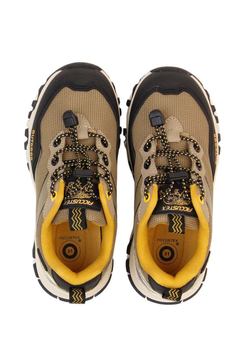 Zapatilla outdoor baja elástico ficcustex w24 niño 939-2