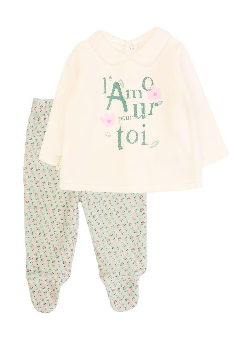 Conjunto newborn niña plush petit 122-0