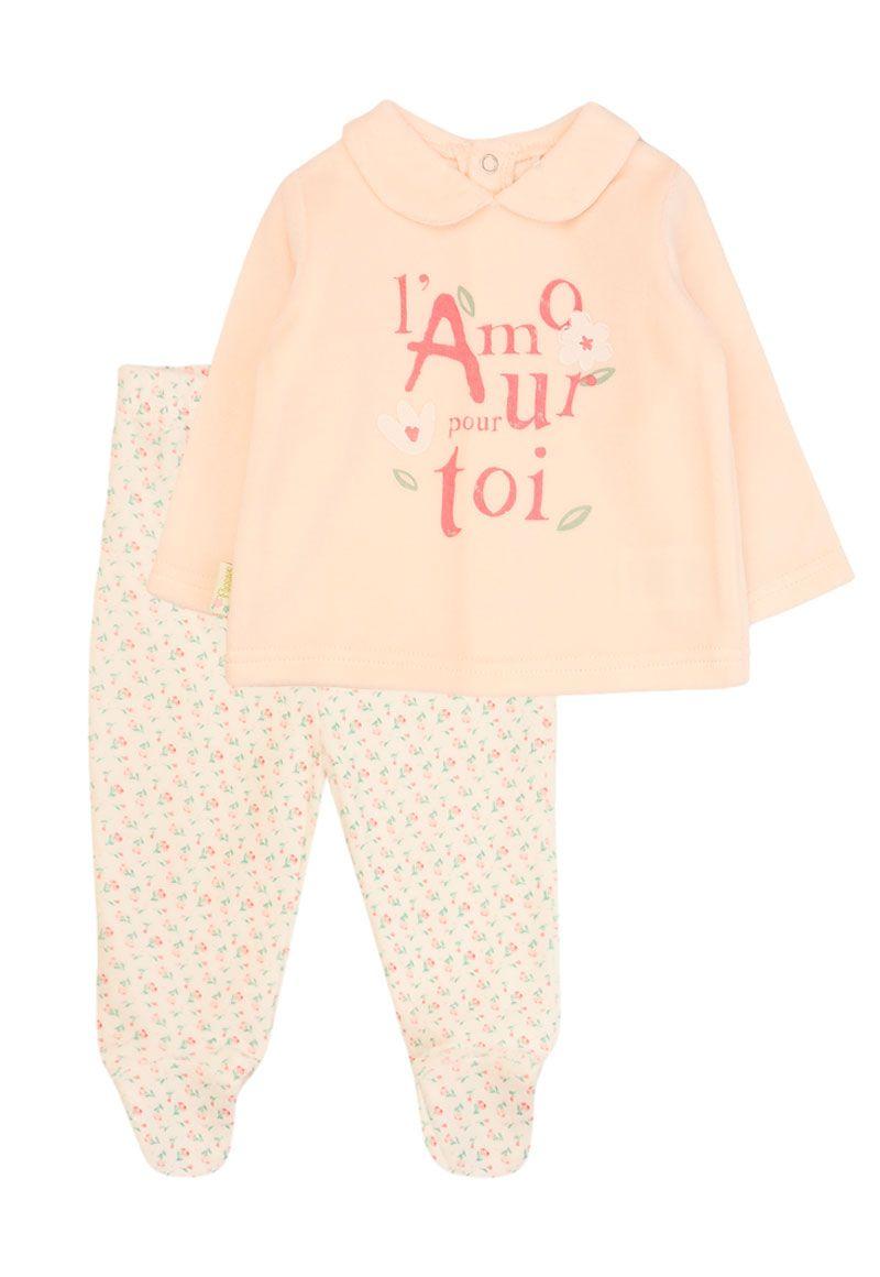 Conjunto newborn niña plush petit 122-0