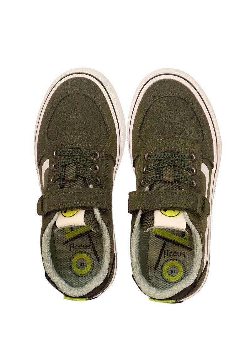 Zapatilla urbana velcro elástico junior niño 901-2