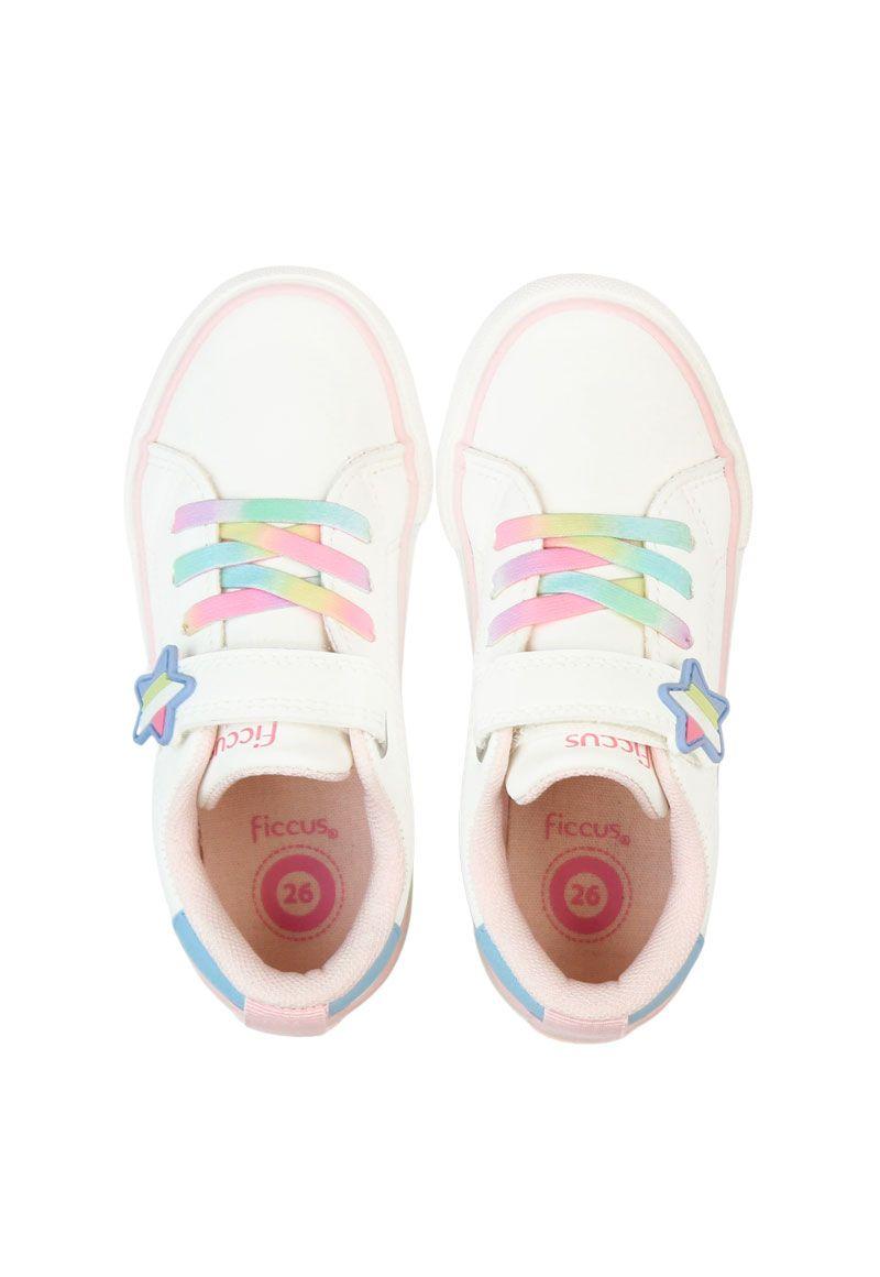 Zapatilla urbana velcro elástico kids niña 864r-2
