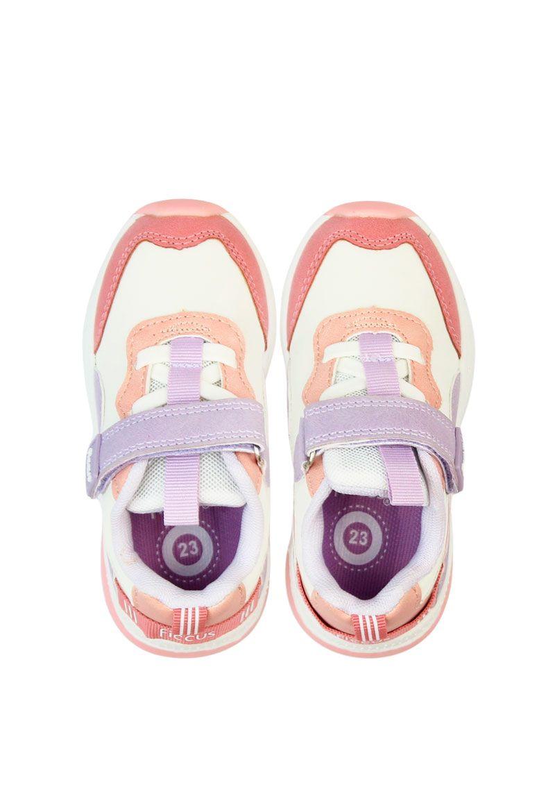 Zapatilla sport velcro elástico principiante niña 841-2