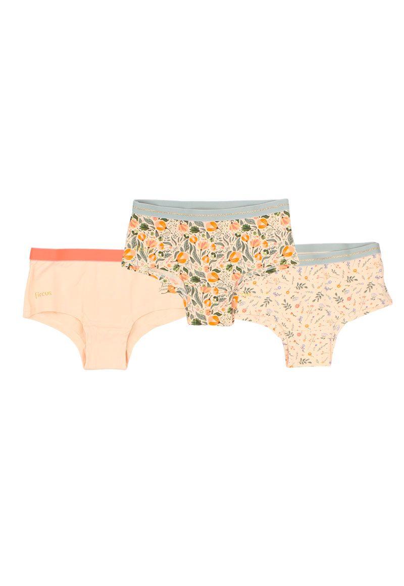 Pack triple pantaletas kids niña ficcus 642ñ-0
