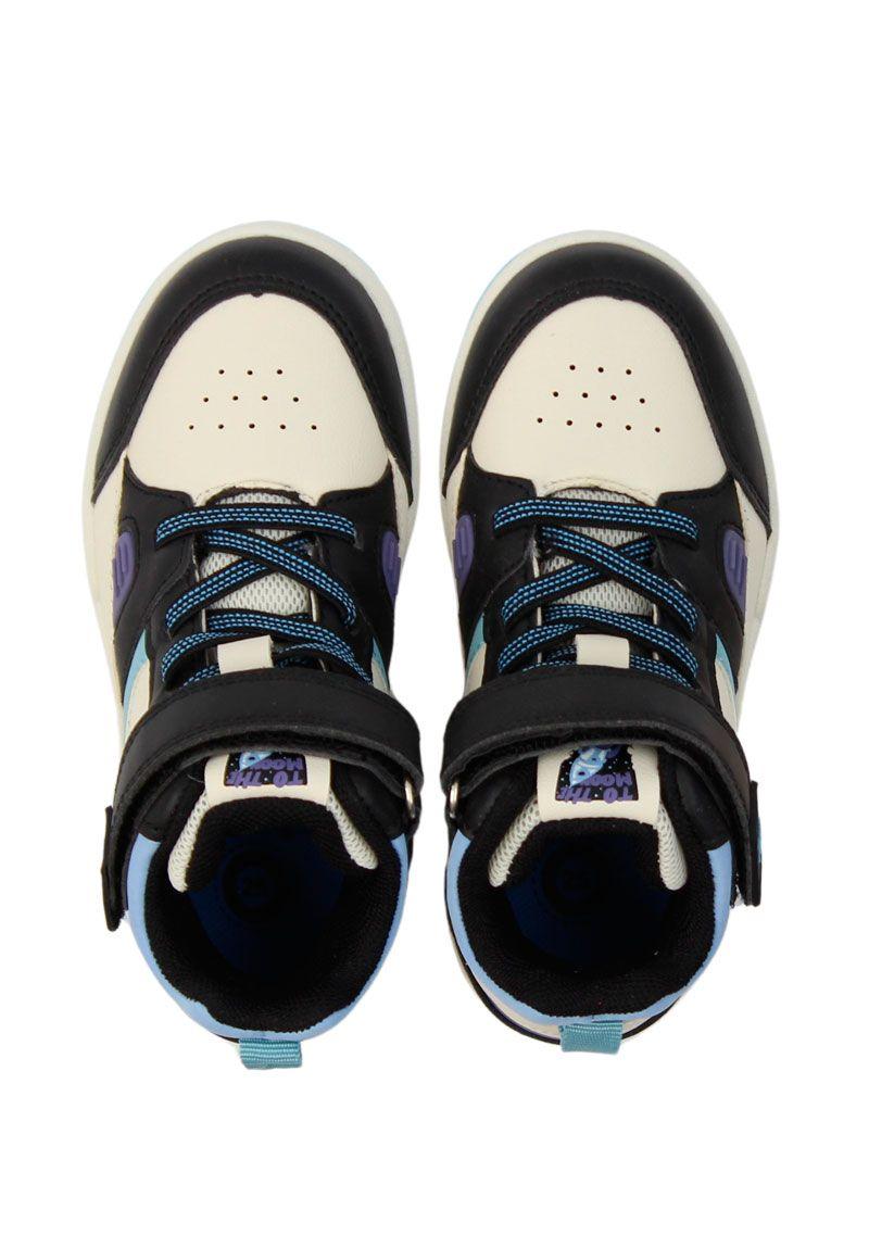 Zapatilla urbana caña velcro elástico andante niño 875-2