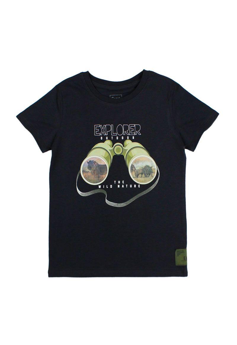 Polera kids niño holograma earth 228-0