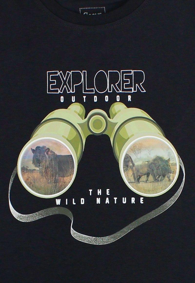Polera kids niño holograma earth 228-2