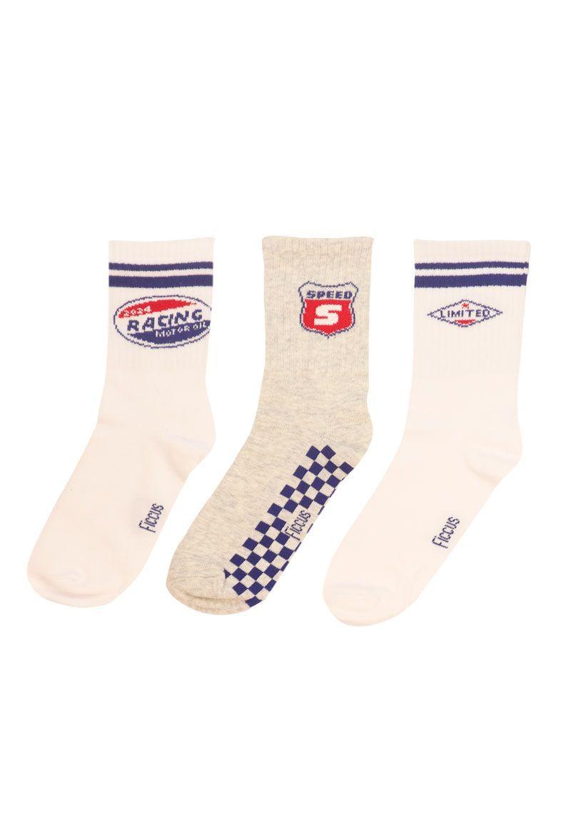 Pack 3 calcetines kids niño teens 655m-1