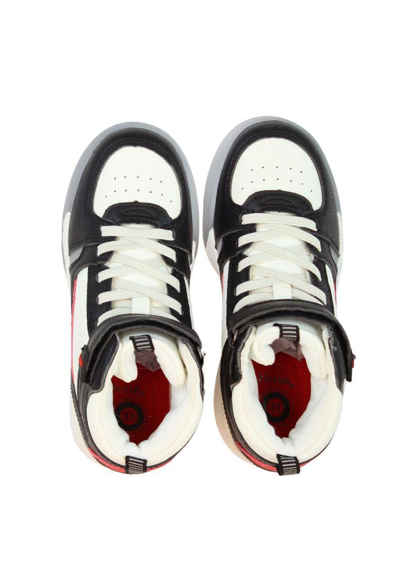 Zapatilla urbana caña velcro elástico junior niño 907-2