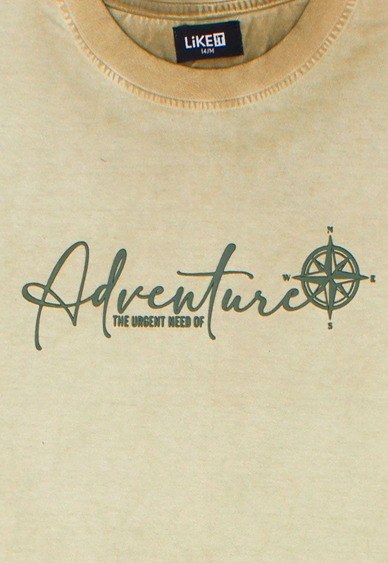 Polera teens niño desgastada adventure 404v-2