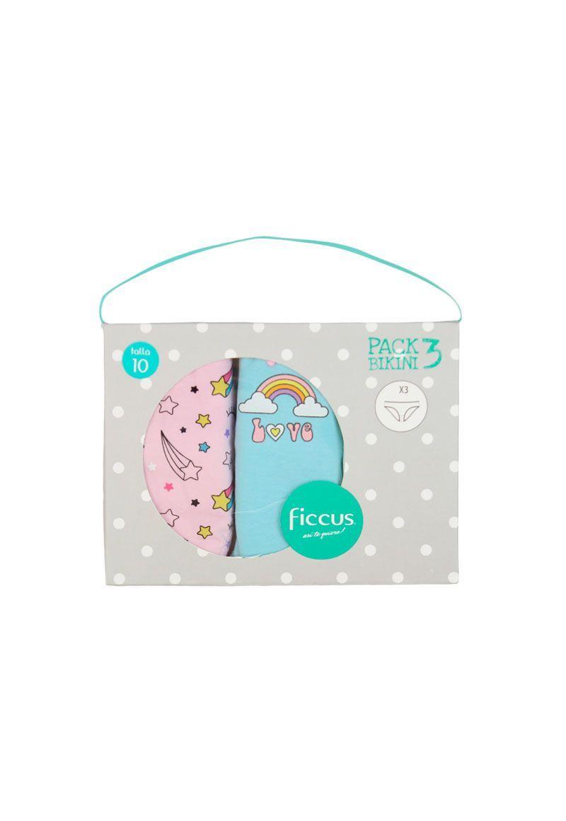 Pack triple bikini kids niña  648g-0