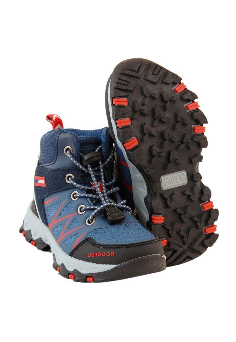 Zapatilla outdoor caña ficcustex andante niño 889-3
