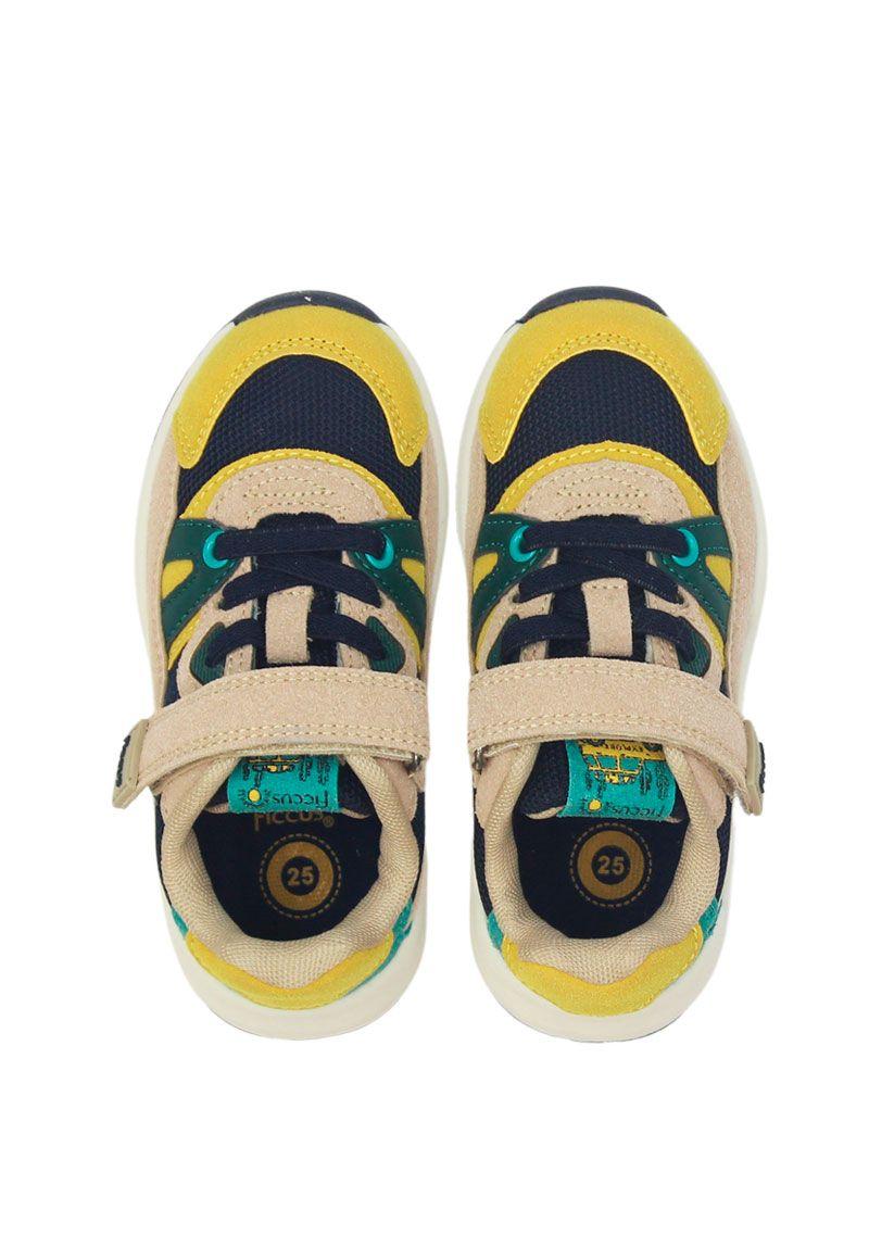 Zapatilla sport velcro elástico kids niño 894-2
