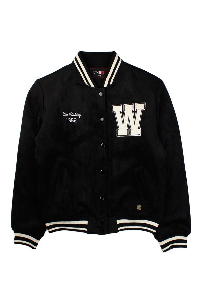 Chaqueta teens niña preppy 552b-1