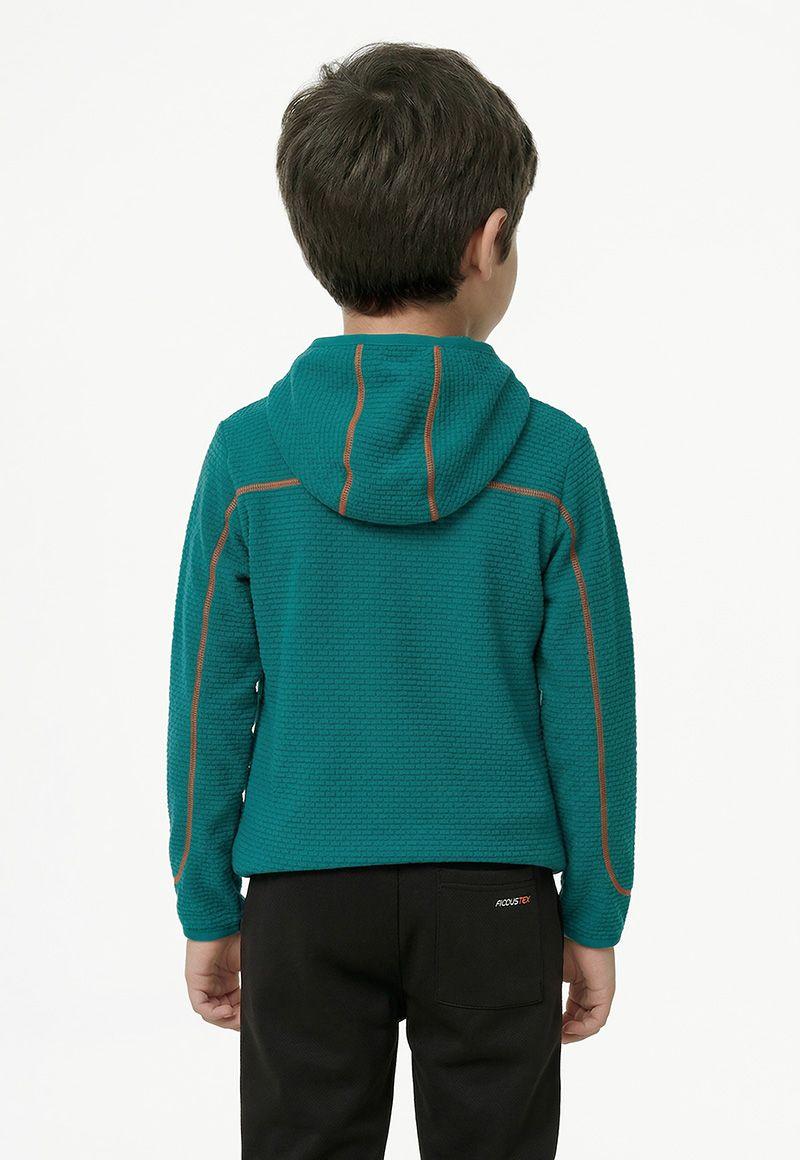 Poleron niño liviano con gorro ficcustex 570v-2