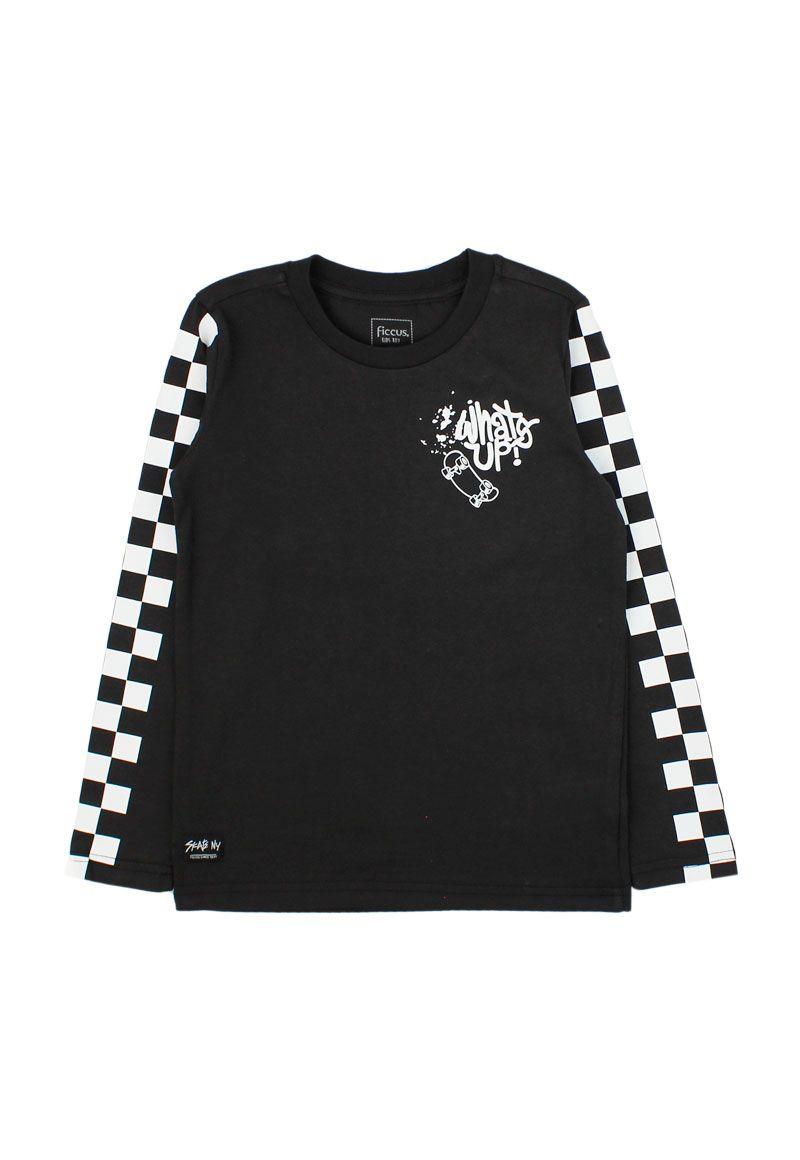 Polera kids niño m/ estampada liberty 224-0