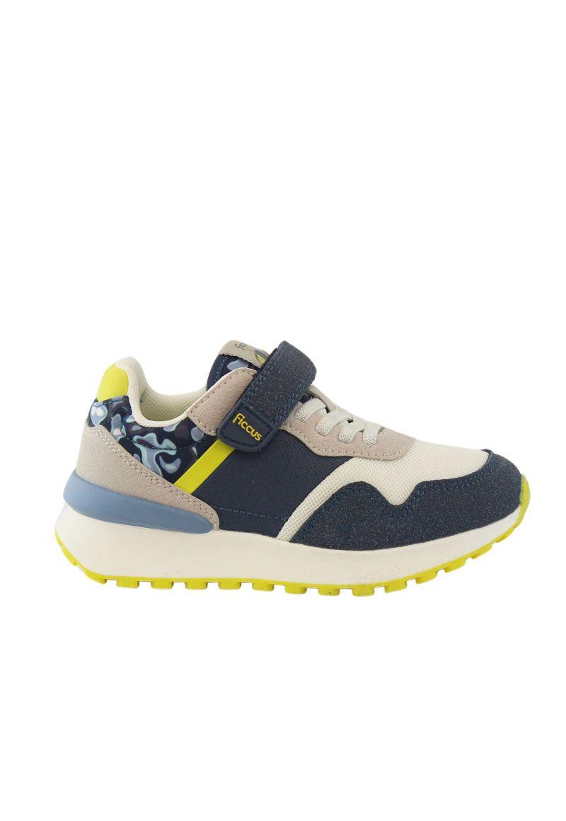 Zapatilla sport velcro elástico junior niño 939-0