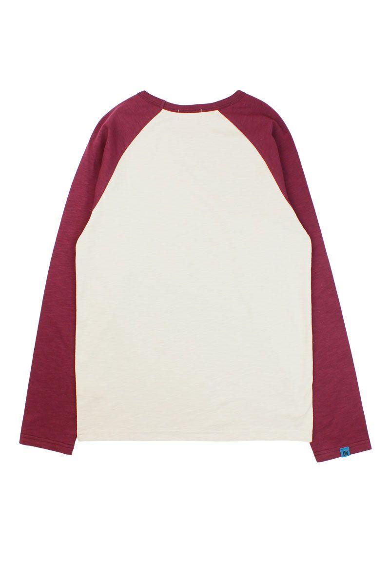 Polera teens niño manga raglan preppy 502-1