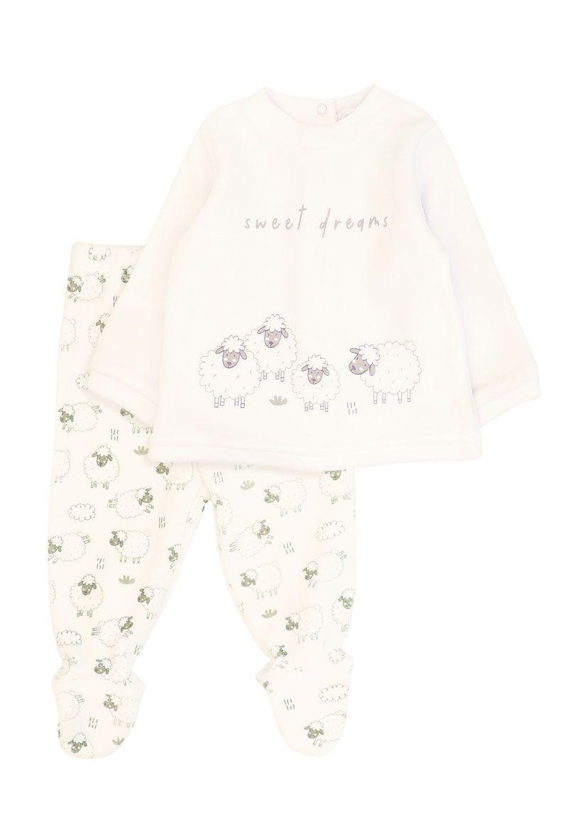 Conjunto newborn niño plush sheeps 101-0