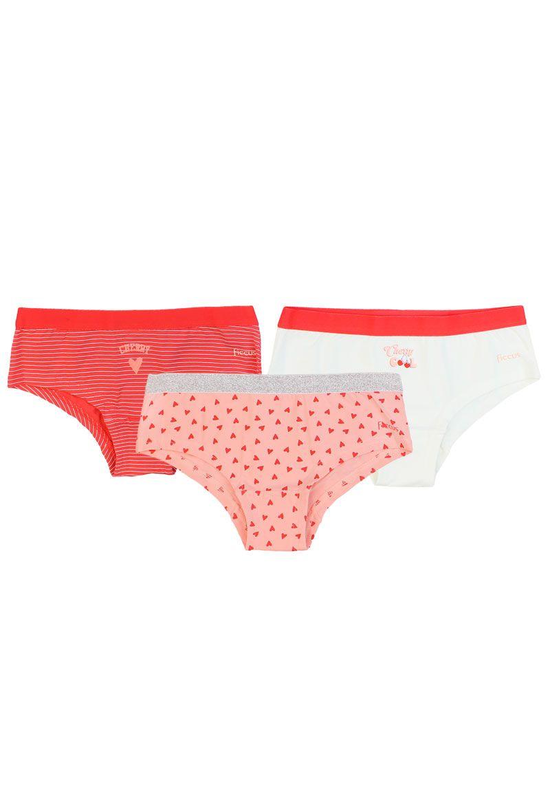 Pack triple pantaleta teens niña  662g-1