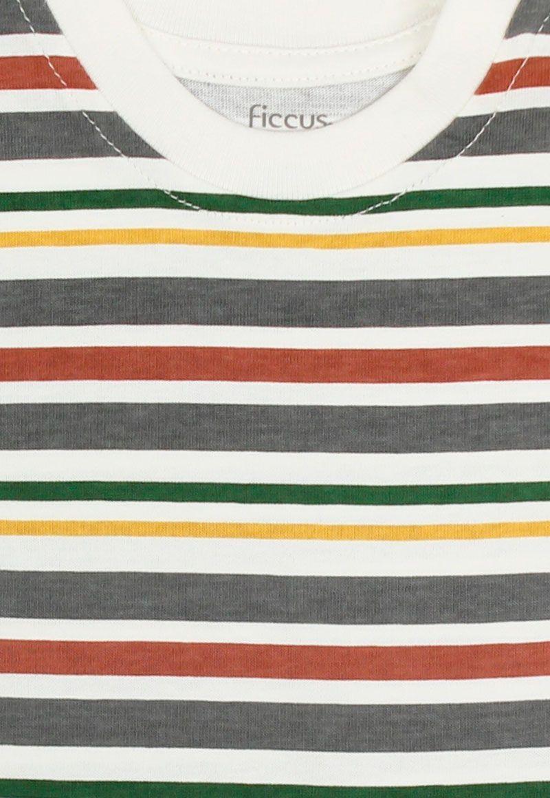 Polera bb niño listada earth 141-2