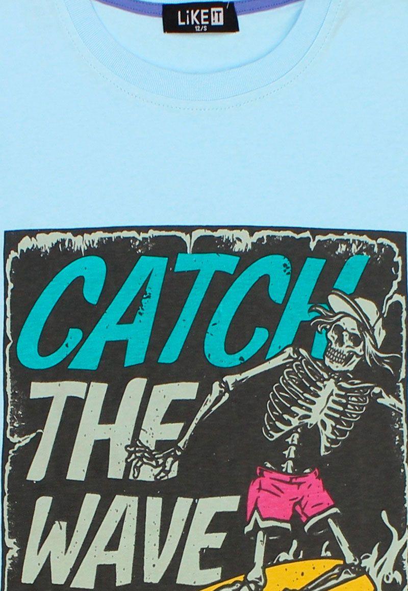 Polera teens niño estampada sunset 508-2