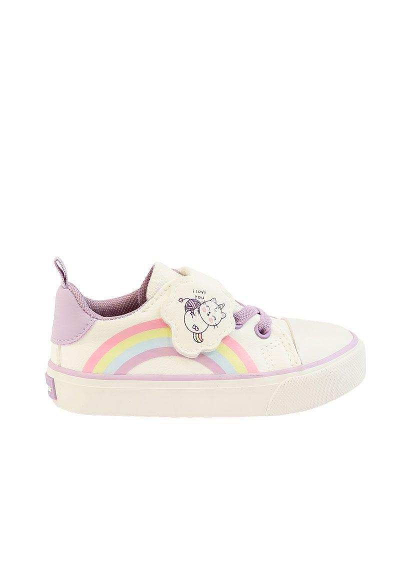 Zapatilla velcro elástico principiante niña 820-3