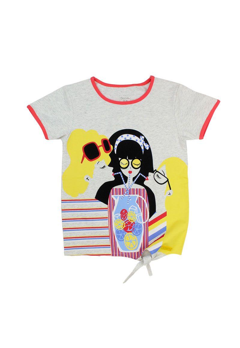 Polera kids niña nudo energy 279-0