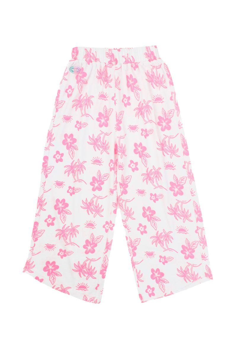 Pantalón kids niña palazzo estampado malibu 303-0