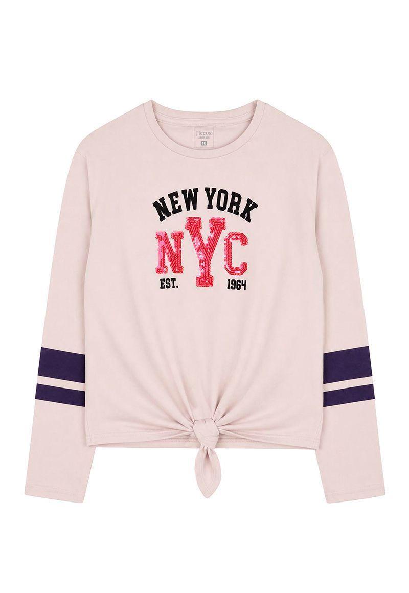 Polera jr niña nudo squad 354v-0