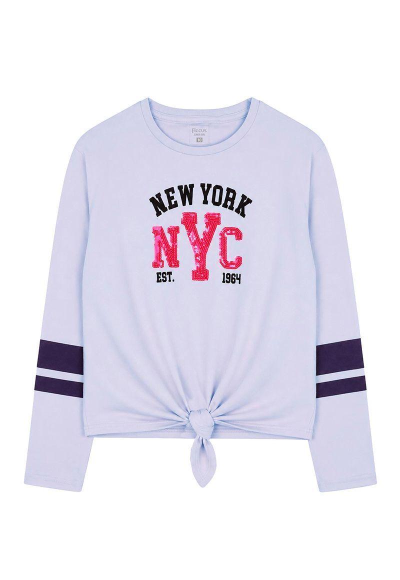 Polera jr niña nudo squad 354v-0