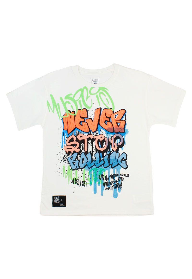 Polera junior niño graffiti energy 346-0