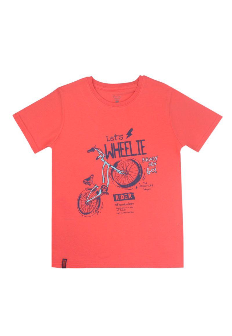 Polera junior niño estampada day to day 758-0