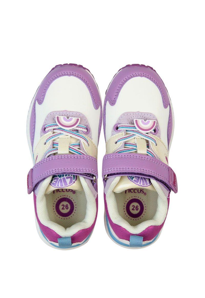 Zapatilla sport velcro elástico kids niña 873r-2