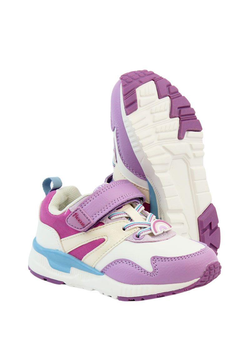 Zapatilla sport velcro elástico kids niña 873r-3