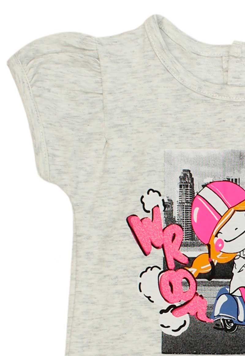 Polera bb niña recogido go 189-2