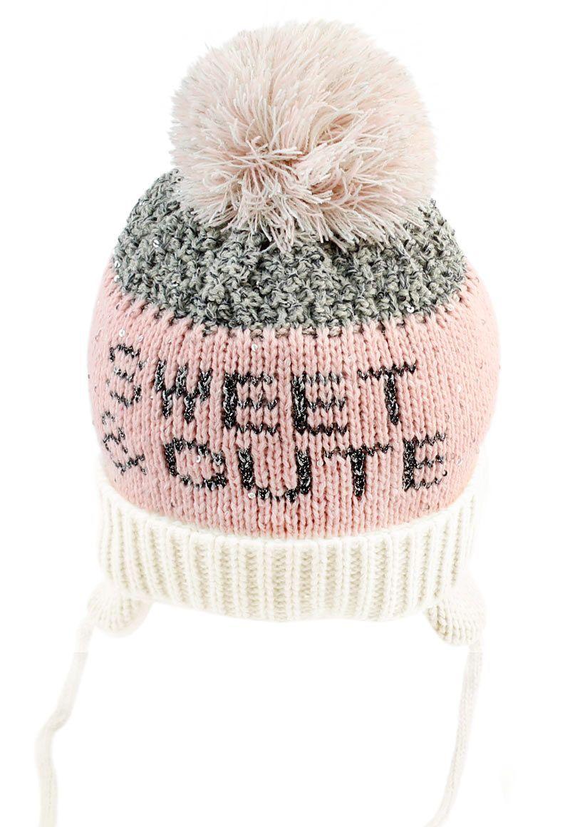 Gorro Kids Niña Jacquard Comfy Rosado 2/4-1