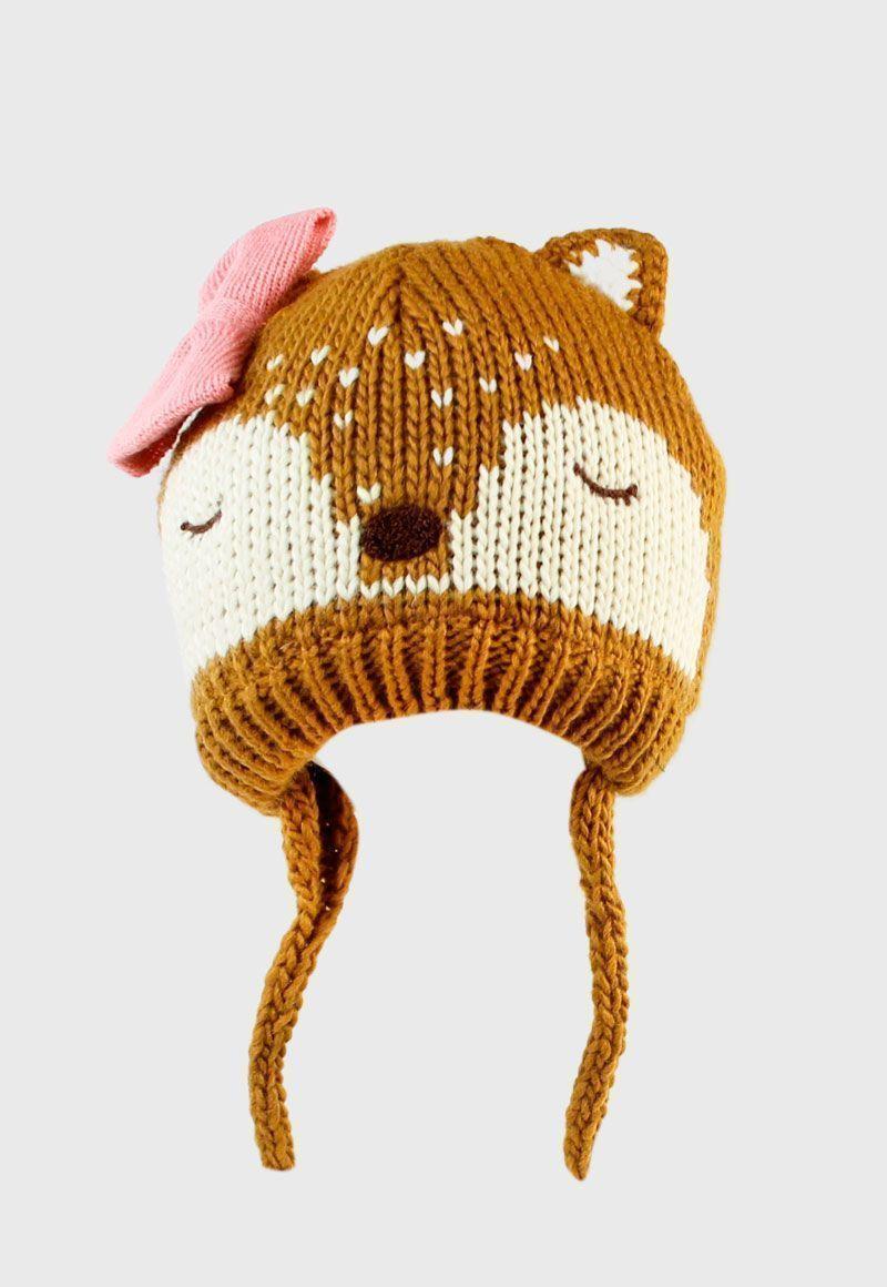 Gorro Bebé Niña Ecolife Café 12 A 18 Meses-0