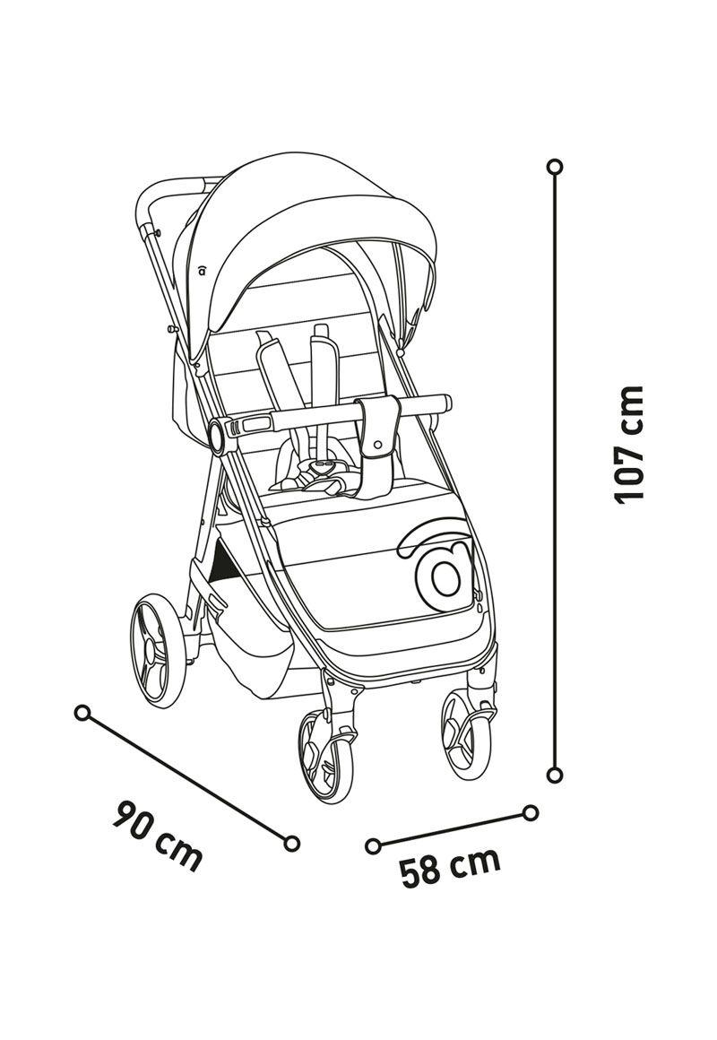 Stroller Iconic Black-5
